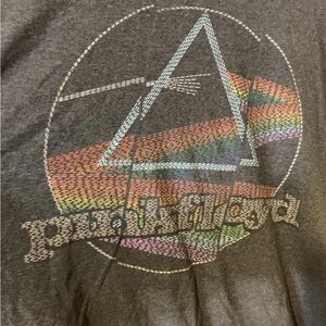 Pink Floyd mens sz XL Dark Side of the Moon‎ Graphic Tee gray